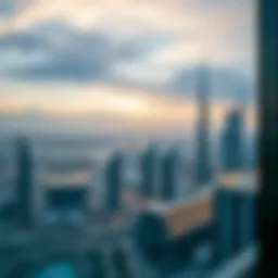 Stunning skyline view showcasing Altitude Damac