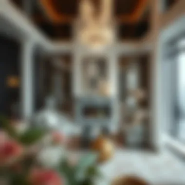 Elegant Living Spaces in Dubai Luxurious living room interior in Dubai