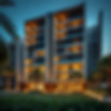 Captivating Dubai Apartment Architecture Modern apartment exterior in Dubai