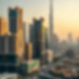 Dubai skyline showcasing urban life