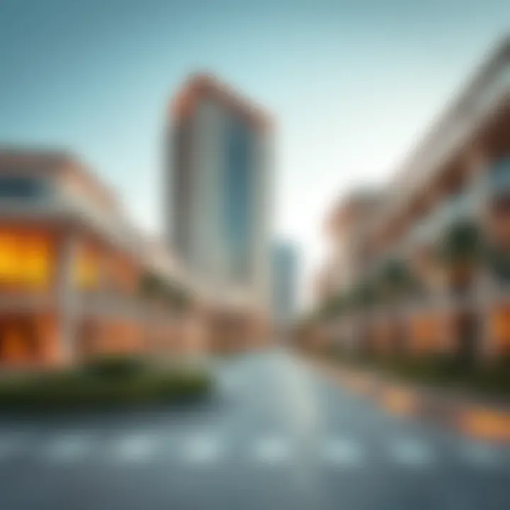Architectural design of Bay Central showcasing modern elegance