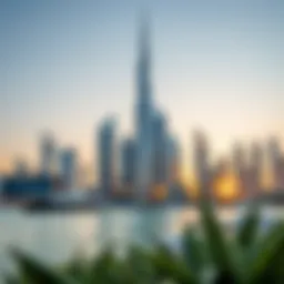 The stunning skyline of Dubai Downtown showcasing modern architecture.