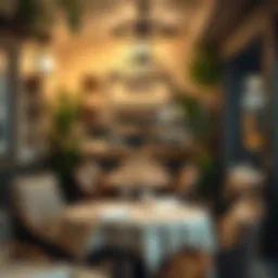 An inviting small restaurant setting in Dubai