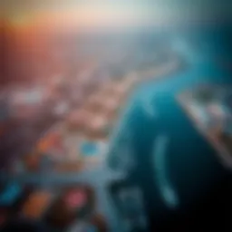 Aerial view of Seven Tides at Jumeirah Lake Towers