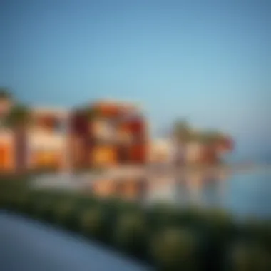 Luxurious beachfront properties with modern architectural designs at La Mer