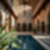 Traditional Emirati architecture showcasing intricate designs