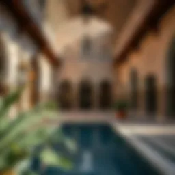 Traditional Emirati architecture showcasing intricate designs