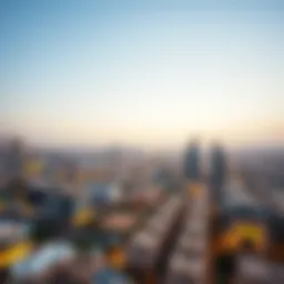 A panoramic view of Zayed City showcasing its modern architecture and urban landscape
