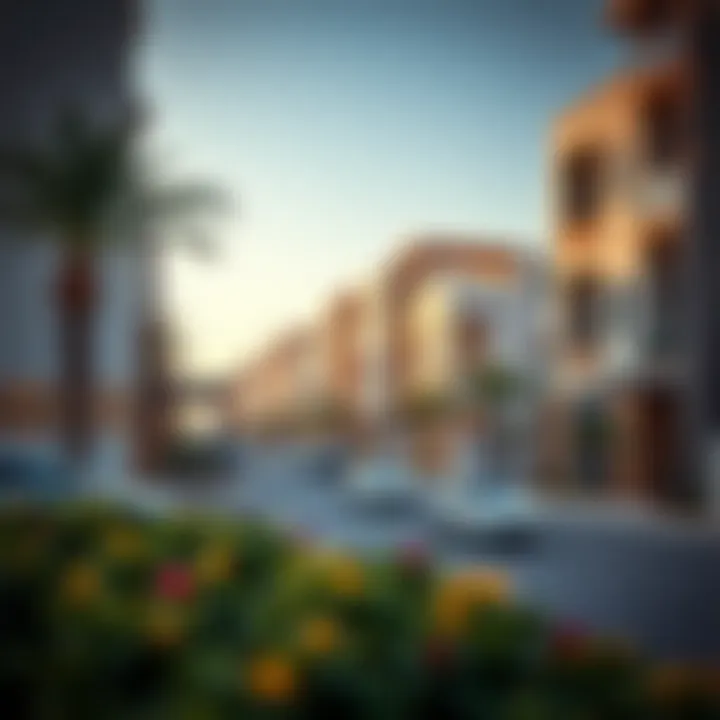 An illustration of diverse property types available in Zayed City, ranging from villas to apartments