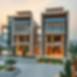 Panoramic view of Flora West Zone showcasing its modern architecture
