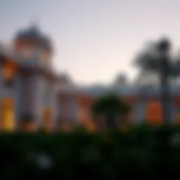 Architectural elegance of Ghala Garden