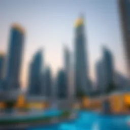 Modern skyscrapers representing Dubai's real estate growth