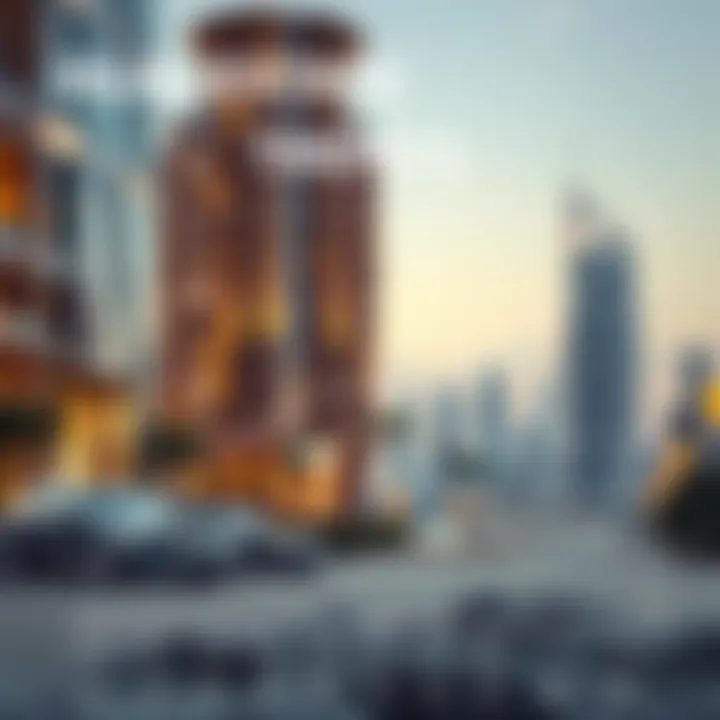 Infographic illustrating current real estate trends in Dubai