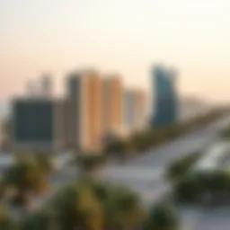 Architectural landscape of Abu Dhabi showcasing modern real estate developments