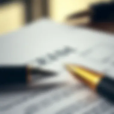 Symbol of Financial Commitment Close-up of a contract with a pen, symbolizing agreement